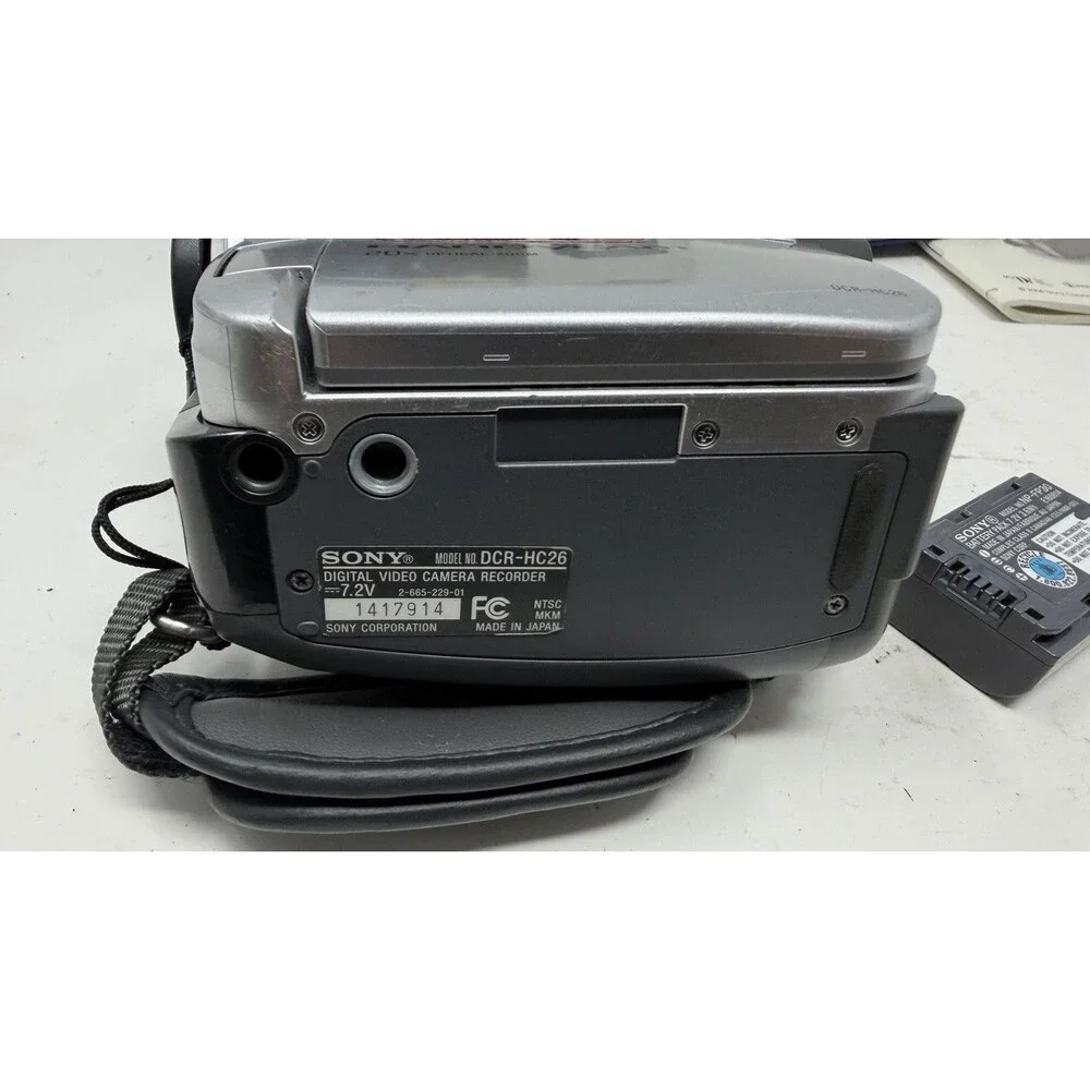 Sony Handycam DCR-HC26 Digital Video Camera Recorder For Parts Or Repair